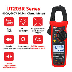 UT203R True RMS Digital Clamp Meter with Backlight & Auto Range