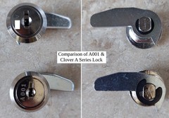 Cash Drawer Lock & Keys – Fits Clover D100 to Replace Codes A001 thru A200