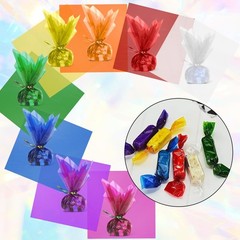 Tauywolci Cellophane Wrap, 8.1×8.1 Inch, 120 1 Count (Pack of 120), 120pcs