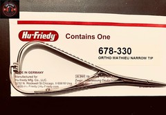HU FRIEDY Mathieu Orthodontic Plier Narrow Tip 3Pcs Lot | 678-330
