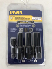 Irwin 4pc Impact Deep Well Extractor Set 1859144 – 1/4″ – 5/16″ – 3/8″