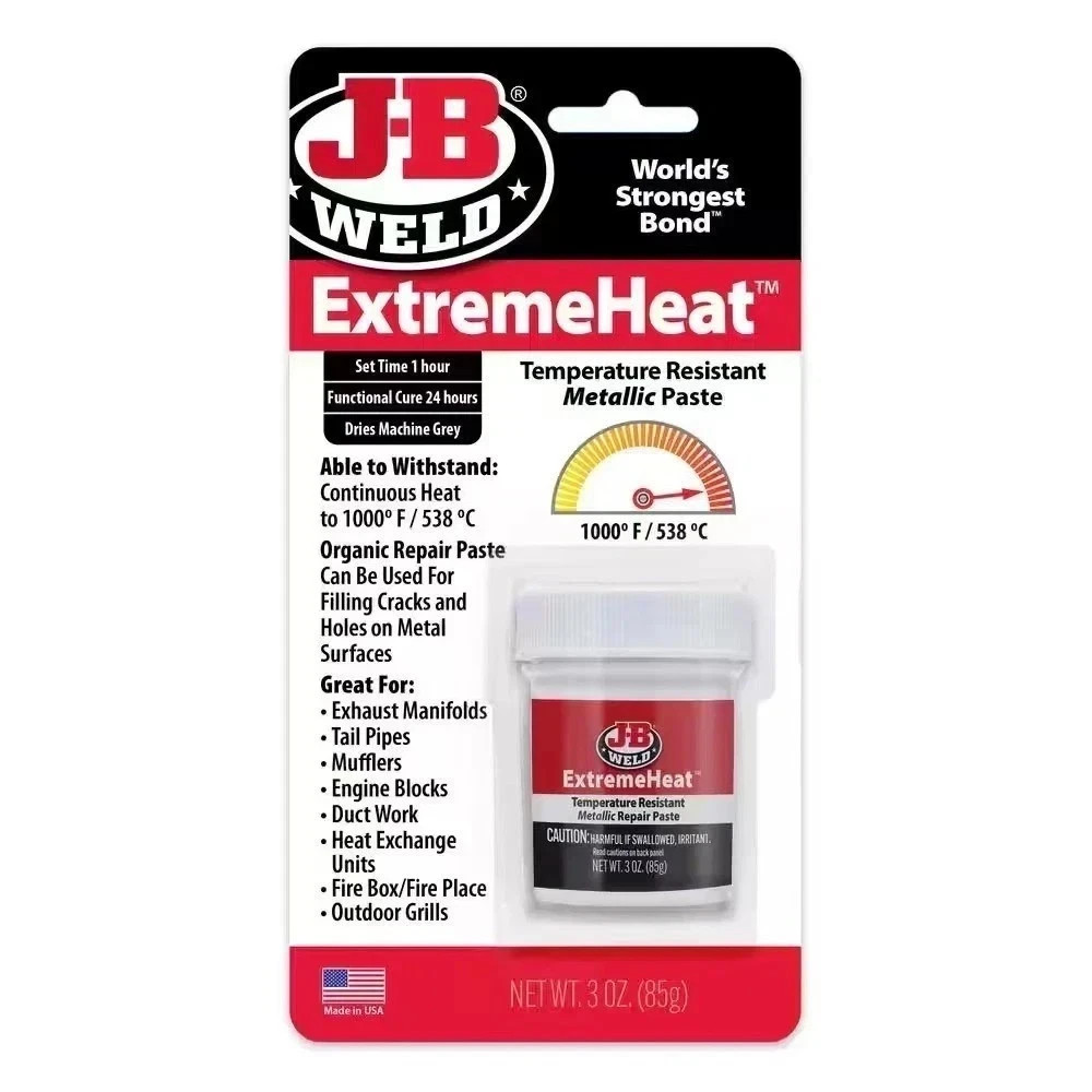 J-B Weld 37901 ExtremeHeat High Temperature Resistant Metallic Paste – 3 oz