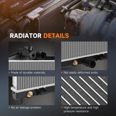 Aluminum Radiator for Nissan Versa 1.6L 2009-2011 1.8L 2007-2012 CU2981