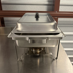 Full Size Stainless Steel Rectangle Chafing Dish with Lift-Off Lid