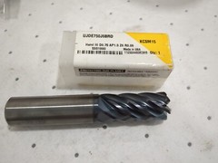 KENNAMETAL Corner Radius End Mill 3/4″Dia 6FL Solid Carbide 4″OAL 5351890