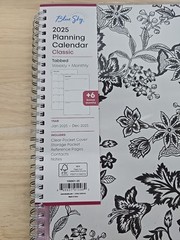 2025 Blue Sky Analeis 8.5″ x 11″ Weekly & Monthly Planner Plastic Cover