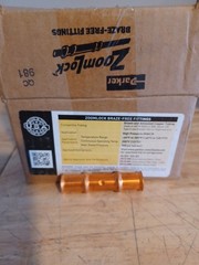 PARKER ZOOMLOCK PZK-C8-HNBR BRAZE-FREE 1/2″ COUPLING COPPER 770503 10 PACK