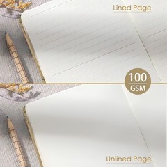 ipoul Floral Linen Journal, Similar B6 (5″x7″), B6-Floral Apricot