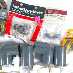 PVC/Metal Plumbing Fittings Lot DIY Handyman Plumber New Open Box