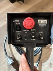 Liftmoore 25098 Wired Pendant Remote Control for Electric Over Hydraulic Crane