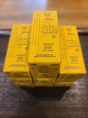 Lot of 10 Hubbell 5242 Brown Bakelite Duplex Outlet 15A 125V Grounding 3-Wire US