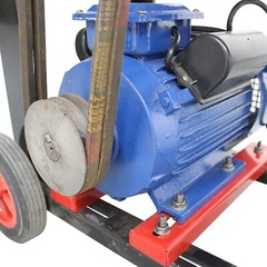 Grass Cutting&Kneading&Crushing All-in-one Machine w/Self-priming&Conveyor 220V