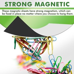 Lot Stone City Strong Self Adhesive Magnetic Sheet 8.5×11 8X10 4X6 5×7 12-20 Mil