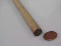 Phenolic Micarta CE Canvas Rods .500 (1/2″) Diameter x 12″ Long