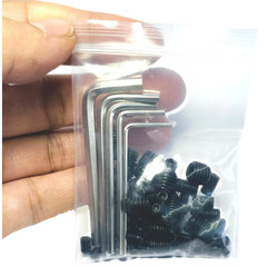 95Pcs Set Screws Assortment Kit with Hex Wrench, Grub Screws M3 M4 M5 M6 M8