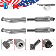 NSK Style Dental Slow Low Speed Handpiece Contra Angle Straight Motor 2/4Hole YP