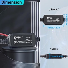 Waterproof 12V to 6V Converter – 3A Voltage Regulator for Car, RV & Solar Panels