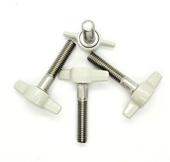 5/16″ Thumb Screw T Bolts Gray Butterfly Clamping Knob Multiple Sizes Stainless