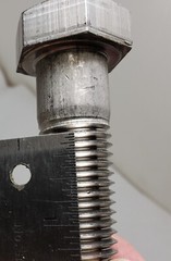 lot of 12, 8.8 lbs. Nickel Copper Alloy Bolts 7/8″-9 x 3″ HEX HEAD Monel