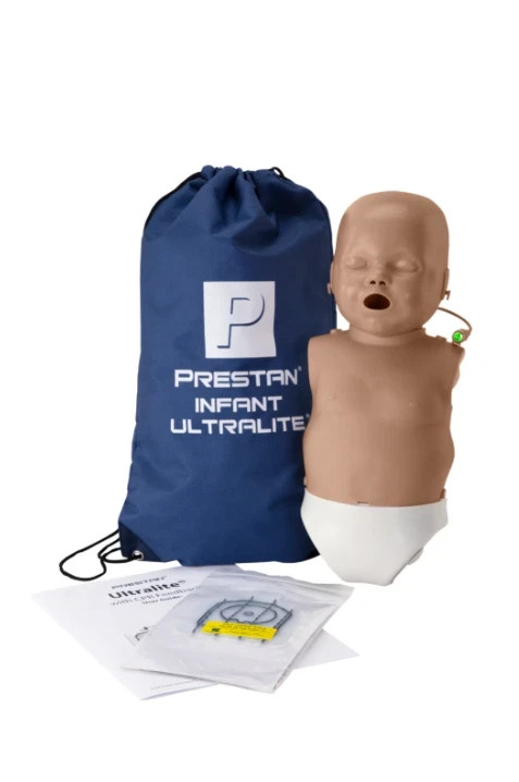 PRESTAN Infant Ultralite Manikin, Single, Dark Skin, PP-IULM-100M-DS, Brand New