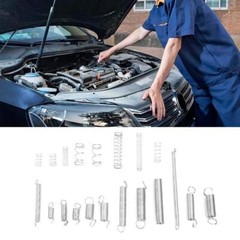 Spring Assortment Set 200pc Zinc Plated Steel Compression & Extension Carburetor