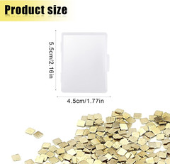 AIEX 14K Gold Chip Solder 0.5 Gram (0.32DWT) Ultra Tiny Gold Chip Solder, Low Te