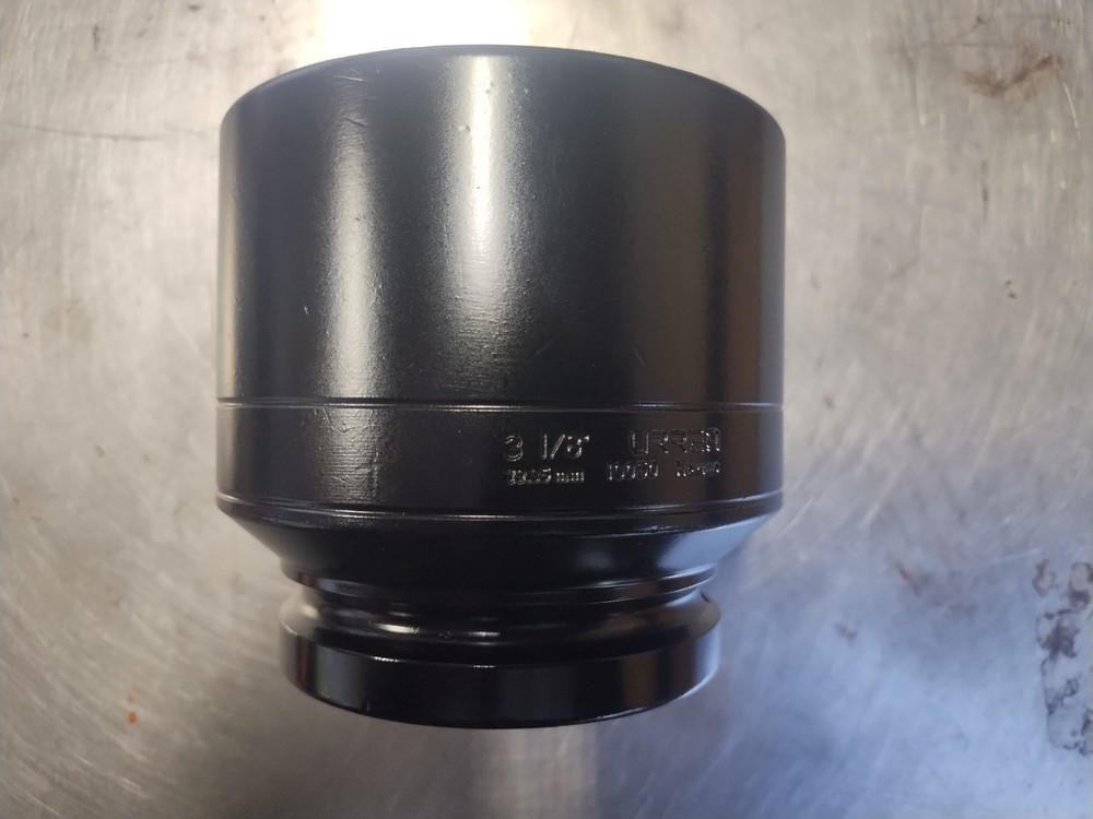 🇺🇸3 1/8 INCH URREA 10050 IMPACT SOCKET 6 PT , 1 INCH DRIVE, 2.5 Inch Deep.