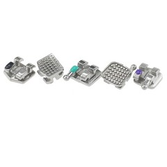 Dental Orthodontic Metal Brackets Braces Roth MBT 018 022 345 Hook Mini MIM Twin