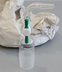 *NEW* Chemglass CG-1030-29 Flow Control Adapter 90° 29/26 Inner JT + Warranty!