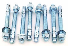 (40) Concrete Wedge Anchor Bolts 3/4 x 7 Includes Nuts & Washers BULK