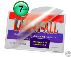 200/pack LAM-IT-ALL 7 Mil Letter size Hot Laminating Pouches 9 x 11-1/2, 9×11.5