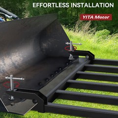 Skid Steer 21″ Fork Length Debris Clamp-On Forks 4000LBS for 60-Inch Buckets