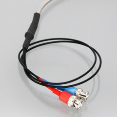 12~40FT BNC Armored Cable For GE Ultrasonic Portable FlowMeter PT868 PT878 PT900