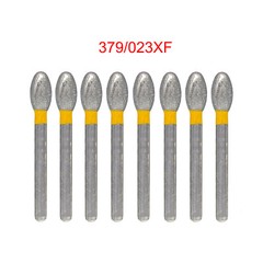 Dental Diamond Burs FG Egg Football 379/023XF Extra Fine Grit High Speed 50Pcs