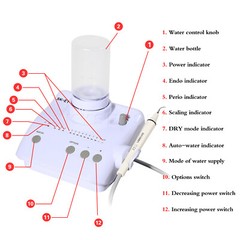 For Cavitron Dental Portable Ultrasonic Piezo Scaler 2*Bottles Fit EMS Handpiece