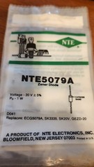 NTE 1W ZENER DIODE SELECT VOLTAGE FROM MENU