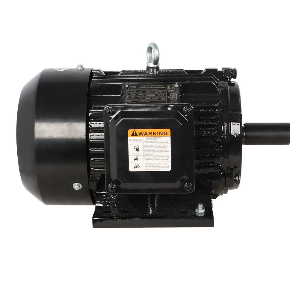 Electric Motor 5HP 1800 RPM 184T Frame TEFC 230/460 Volt Severe Duty 3 Phase