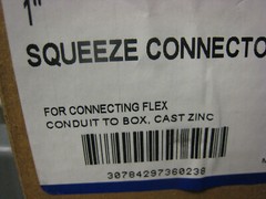 MADISON ELECTRIC Squeeze Flex Male Connector 1-Inch # L-42-3 LOT of 20 yes 20