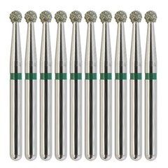 Multi-Use Dental Diamond Burs Round Ball Bur Friction Grip Surgical FG 801 801L