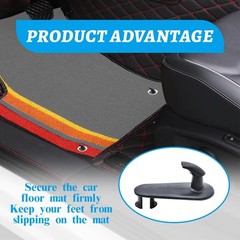 4PCS Car Floor Mat Clips, Car Mat Hook, Carpet Mat Fixing Buckles Hooks Replacem