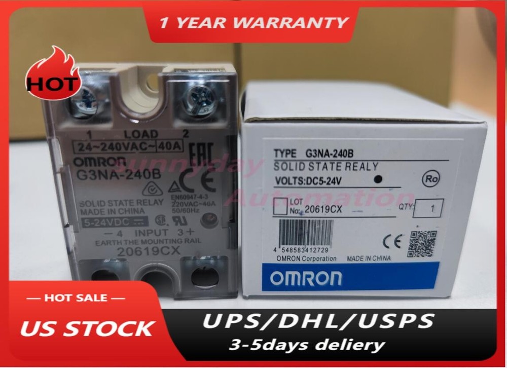Omron G3NA-240B 5-24VDC 1PC New Solid State Relay US Free TAX