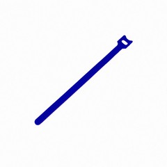 9.5 Inch Hook and Loop Reusable Strap Cable Cord Wire Ties 100 Pack Blue