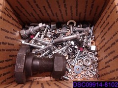 59 lbs: MIXED LOT OF BOLTS, NUTS, WASHERS & LOCK WASHERS, many types and styles