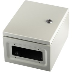 Steel Electrical Enclosure 10″x8″x6″, IP66 & NEMA 4X Rated, Galv Backplate