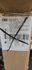 GBC Nap-Lam I Clear Laminating Film Rolls 1.5 mil 25″ x 500′ (2) 3000004