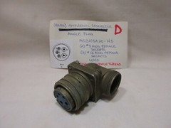 (Choice) Mil Spec FEMALE 3108 Right Angle Cable Sockets, 2-24 Pos., 10-24 Shells
