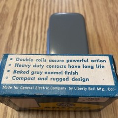 Vintage GE Buzzer 2226-0 10 Volt Service 115 Volt AC Plus A 2nd Unmarked #Q