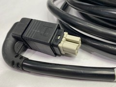 Atlas Copco 4222 1841 02 Power Cable US 250V 5m w/ Harting 19300061540 Hood