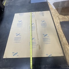 Clear Cast Acrylic Sheet Stock 32-7/8” X 36-1/2” X 1/4″ Thick