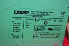 MINI-PS-100-240AC/24DC/1 PHOENIX CONTACT POWER SUPPLY 2938840
